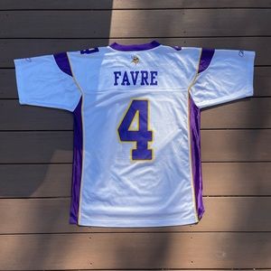 Reebok Brett Farve Minnesota Vikings Jersey Size Medium